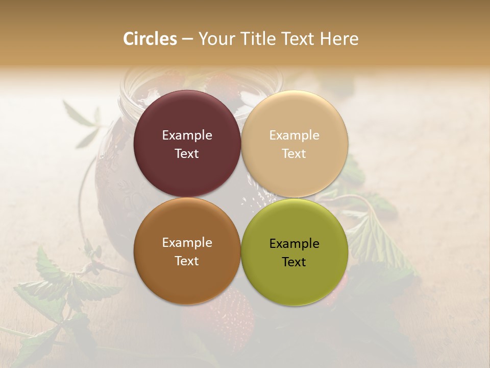 Strawberry Snack Diet PowerPoint Template