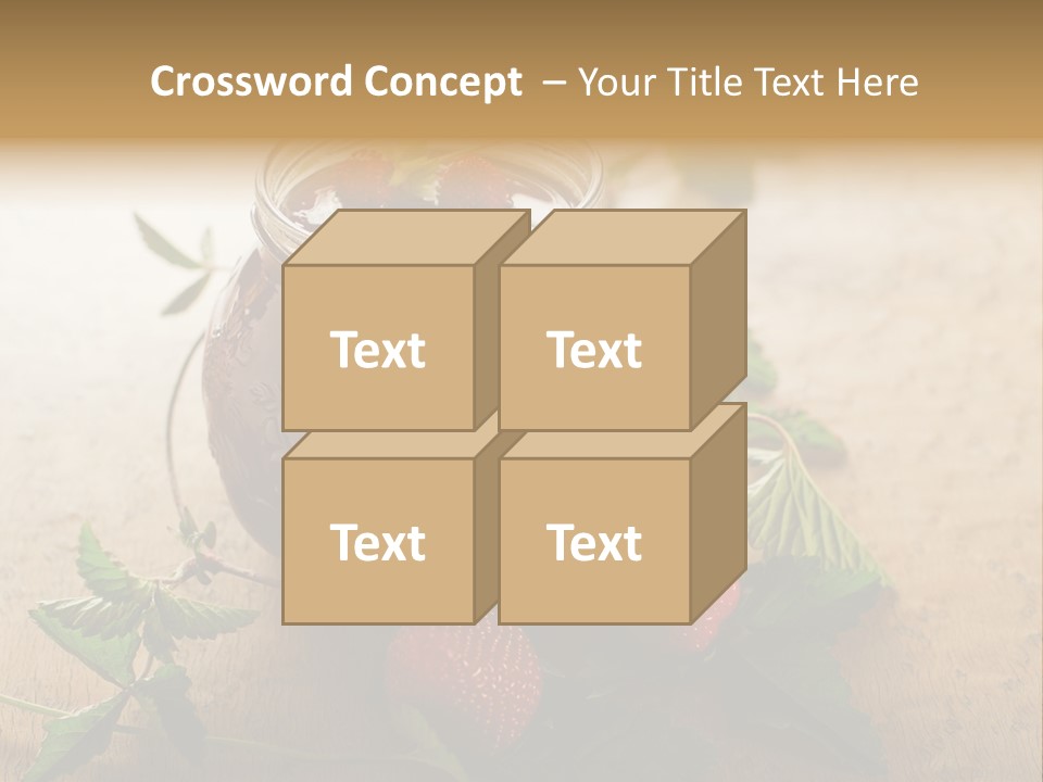 Strawberry Snack Diet PowerPoint Template