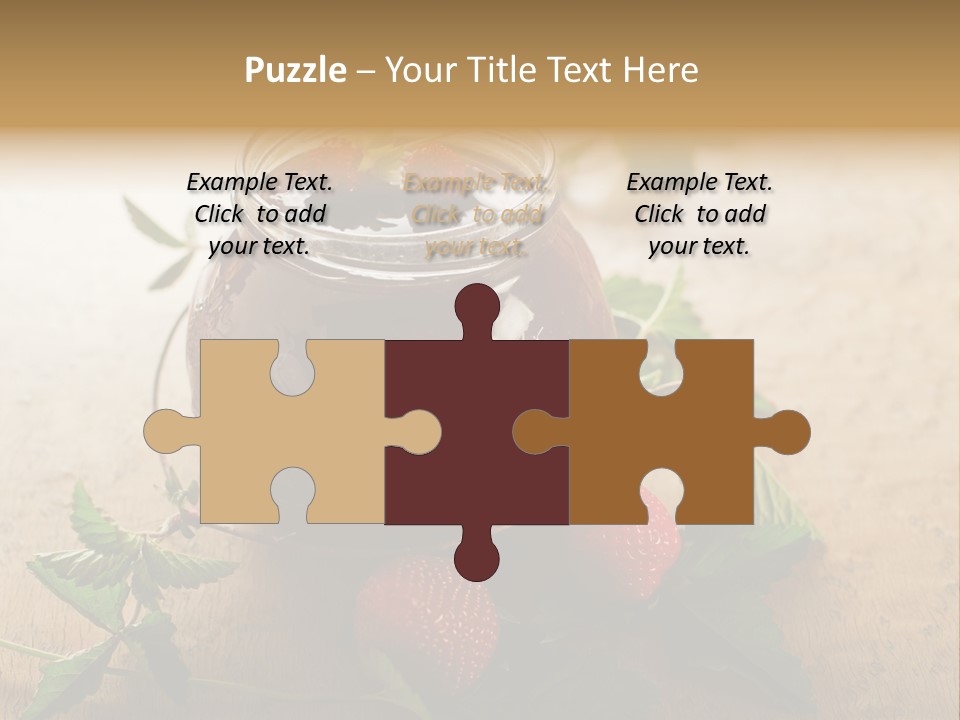 Strawberry Snack Diet PowerPoint Template