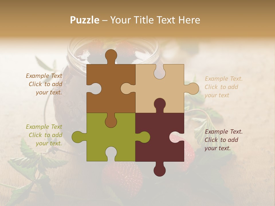 Strawberry Snack Diet PowerPoint Template