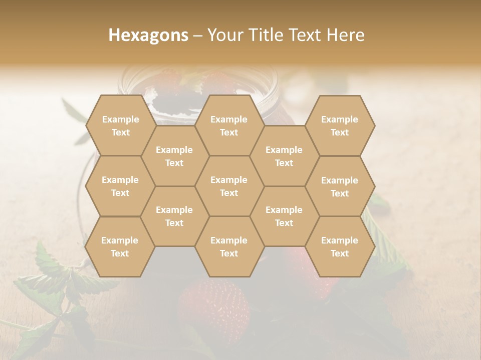 Strawberry Snack Diet PowerPoint Template