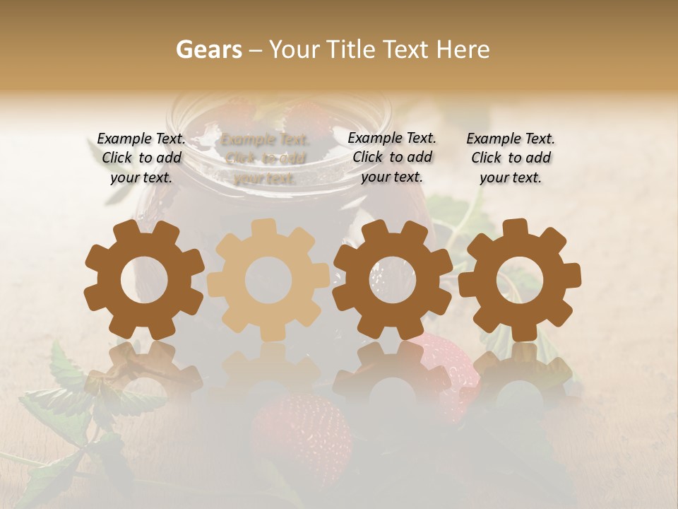 Strawberry Snack Diet PowerPoint Template