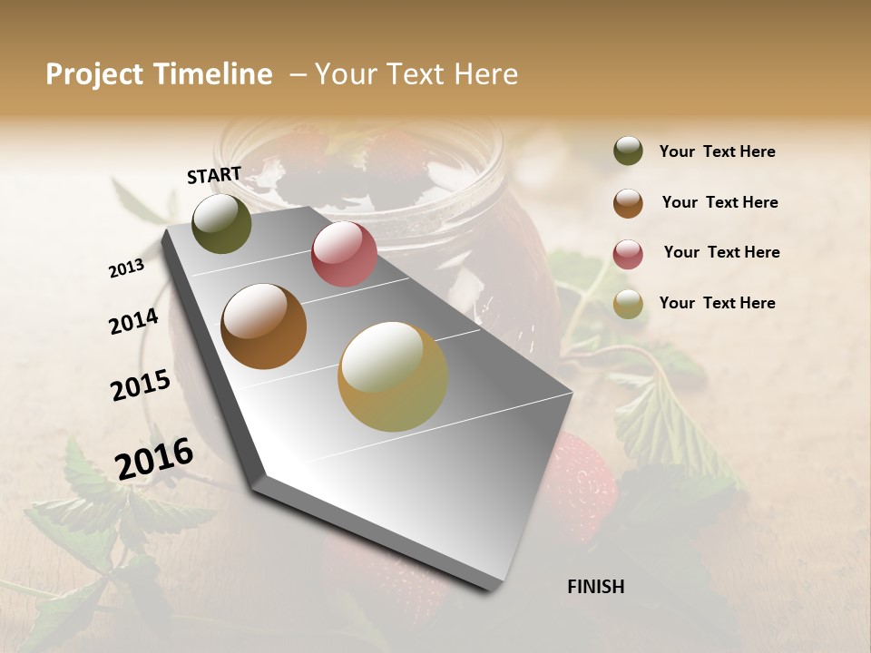 Strawberry Snack Diet PowerPoint Template