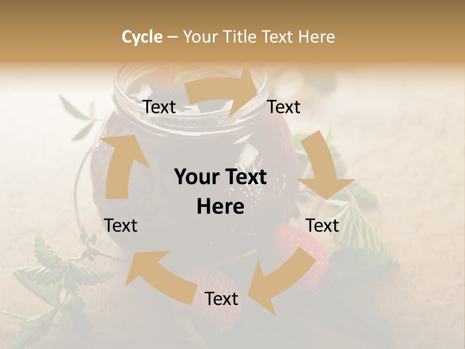 Strawberry Snack Diet PowerPoint Template