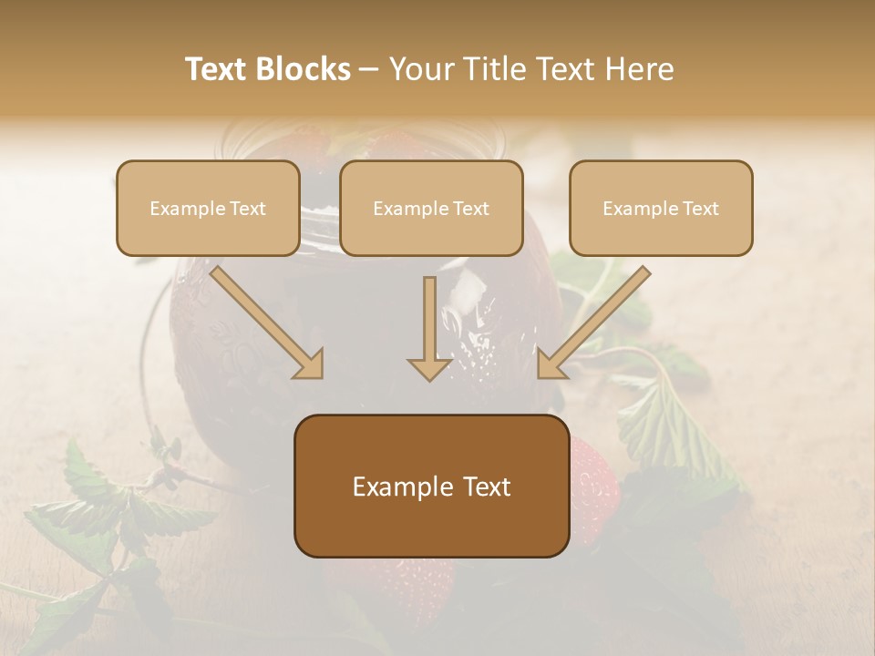 Strawberry Snack Diet PowerPoint Template