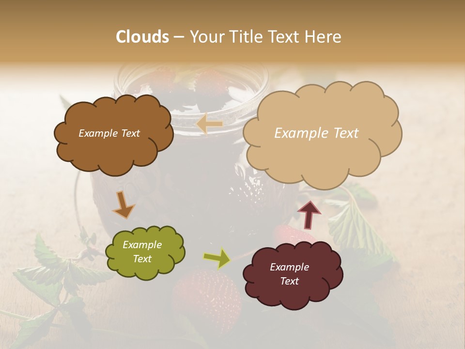 Strawberry Snack Diet PowerPoint Template