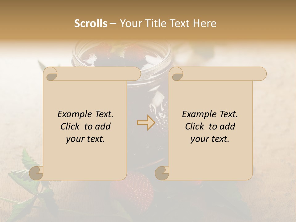 Strawberry Snack Diet PowerPoint Template