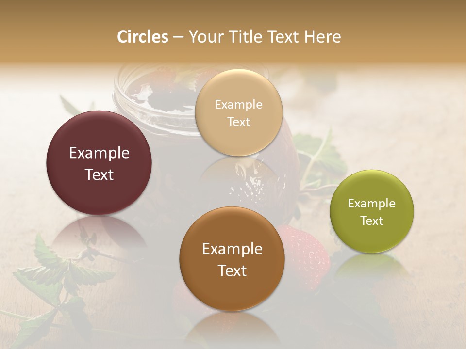 Strawberry Snack Diet PowerPoint Template