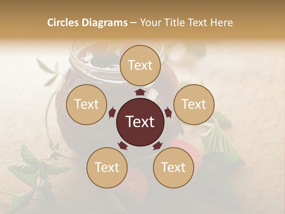 Strawberry Snack Diet PowerPoint Template