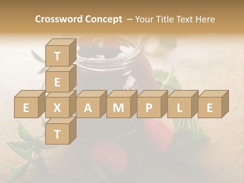 Strawberry Snack Diet PowerPoint Template