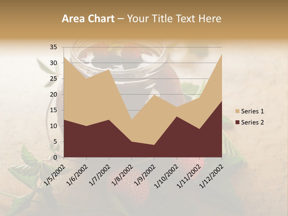 Strawberry Snack Diet PowerPoint Template