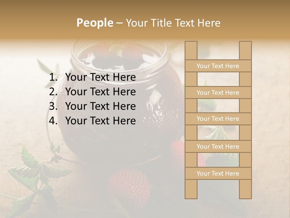 Strawberry Snack Diet PowerPoint Template