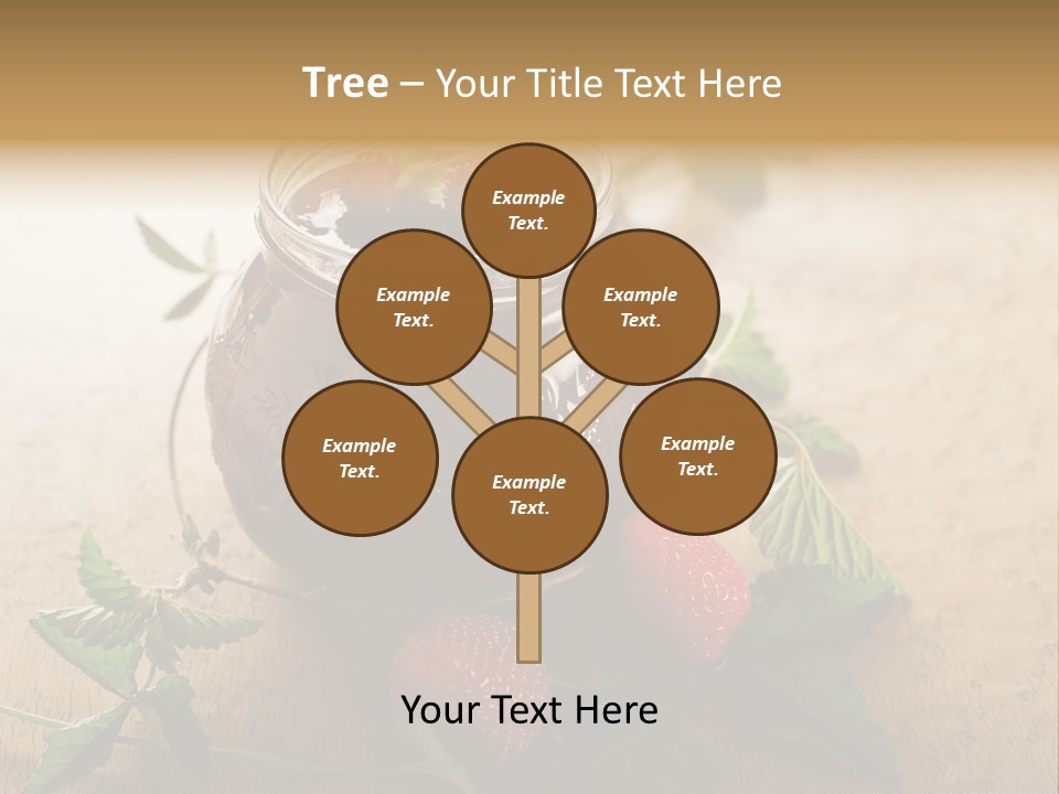 Strawberry Snack Diet PowerPoint Template