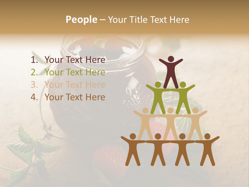 Strawberry Snack Diet PowerPoint Template