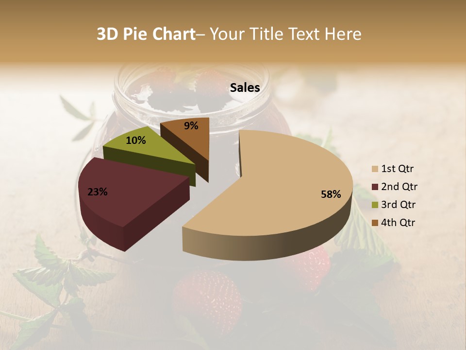 Strawberry Snack Diet PowerPoint Template