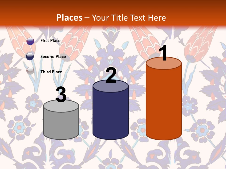 Mosaic China Tile PowerPoint Template