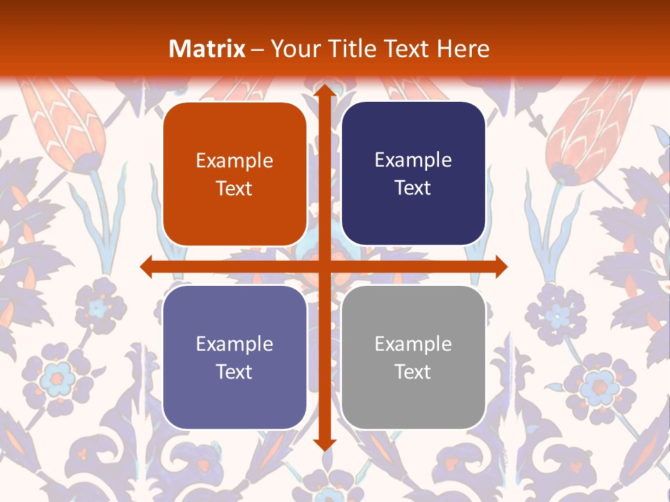 Mosaic China Tile PowerPoint Template