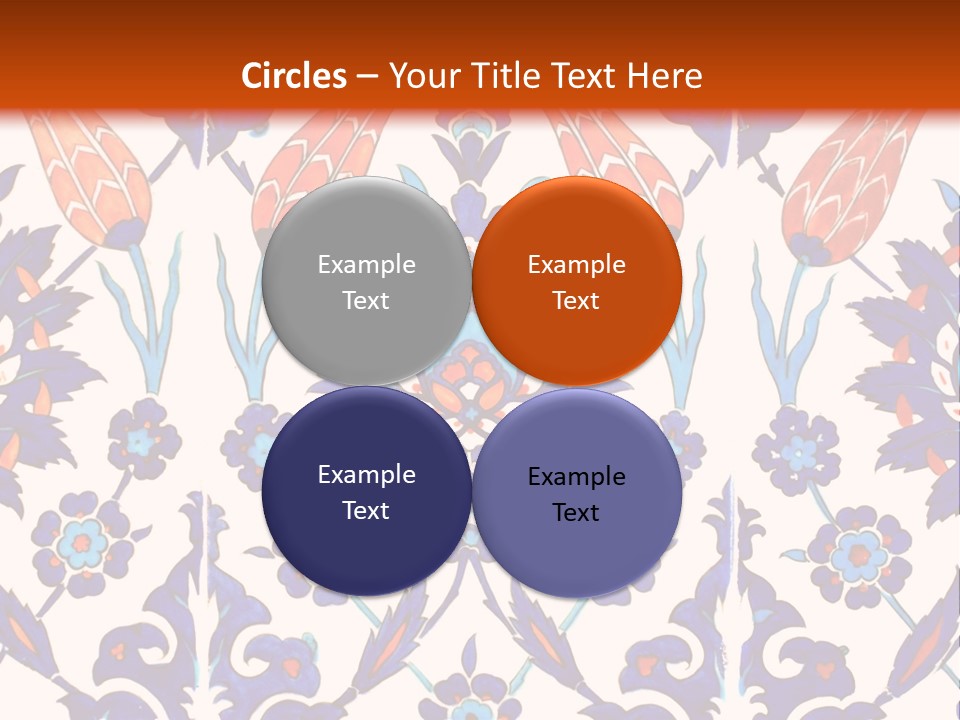 Mosaic China Tile PowerPoint Template