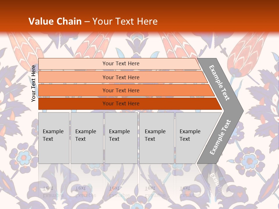 Mosaic China Tile PowerPoint Template