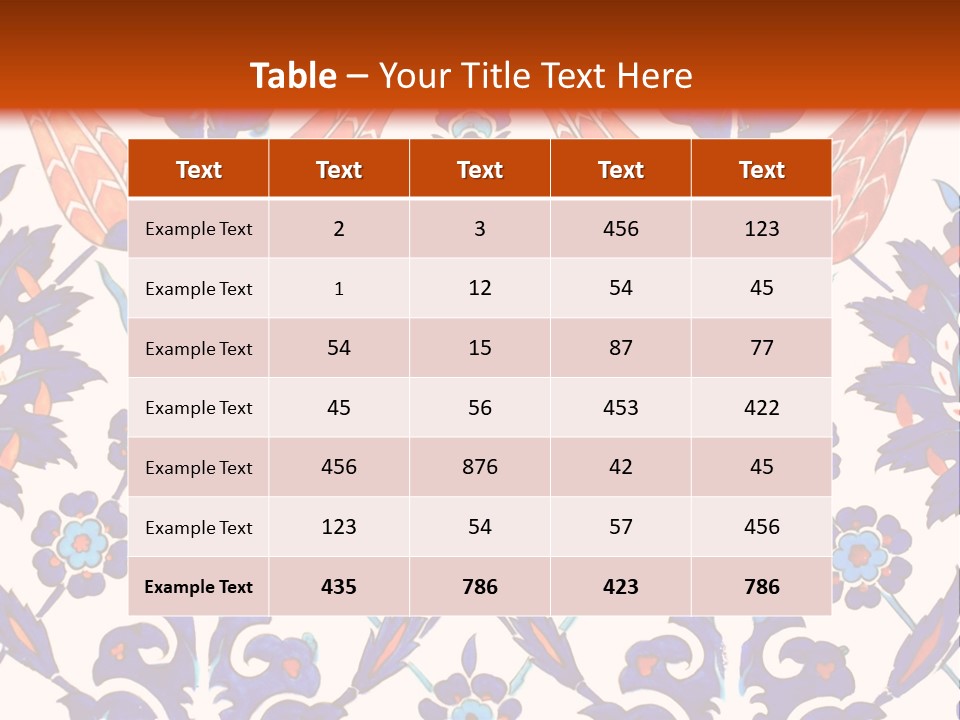 Mosaic China Tile PowerPoint Template