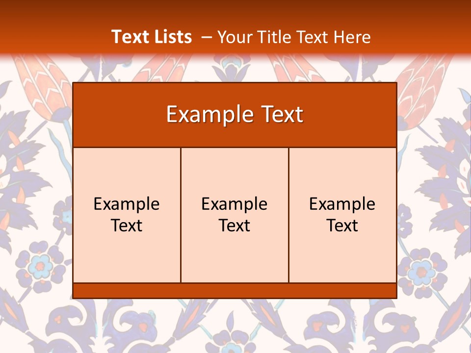 Mosaic China Tile PowerPoint Template