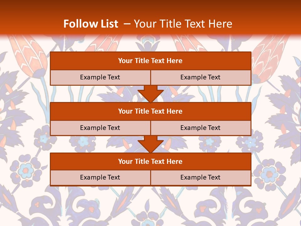 Mosaic China Tile PowerPoint Template