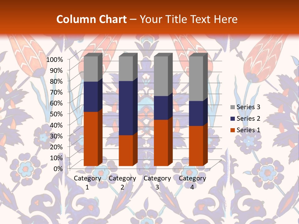 Mosaic China Tile PowerPoint Template