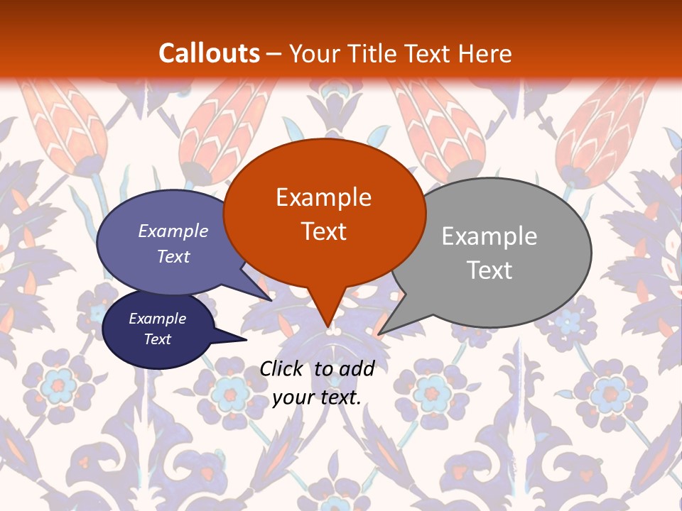 Mosaic China Tile PowerPoint Template