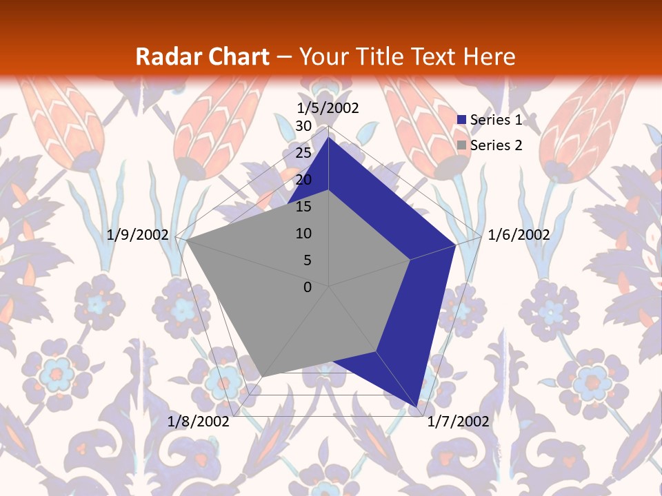 Mosaic China Tile PowerPoint Template