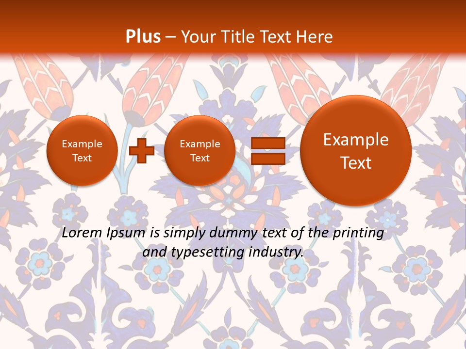 Mosaic China Tile PowerPoint Template