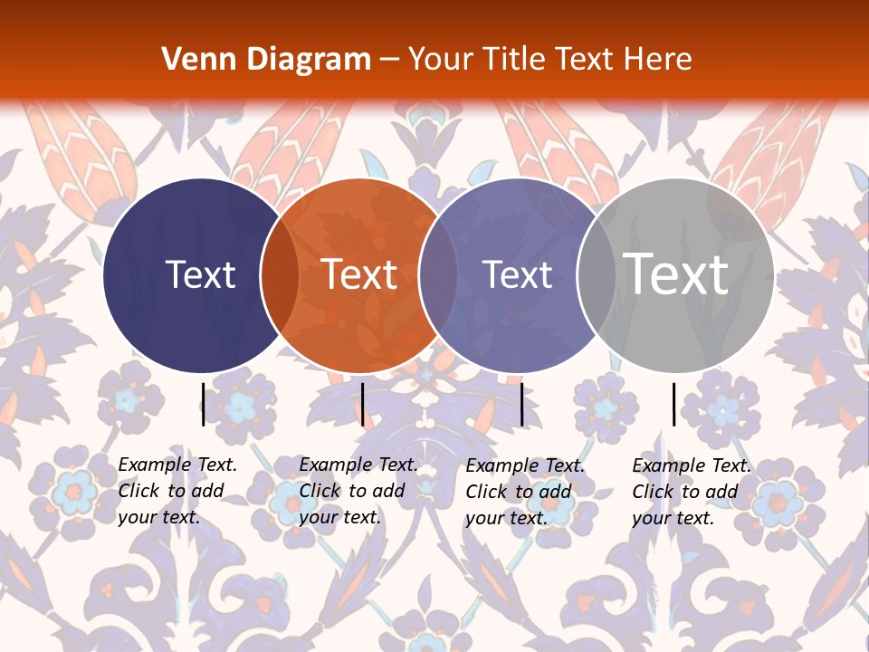 Mosaic China Tile PowerPoint Template