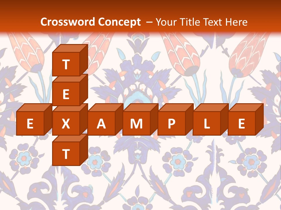 Mosaic China Tile PowerPoint Template