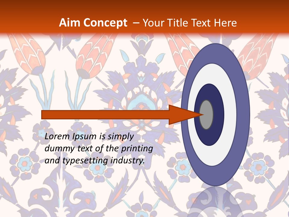 Mosaic China Tile PowerPoint Template