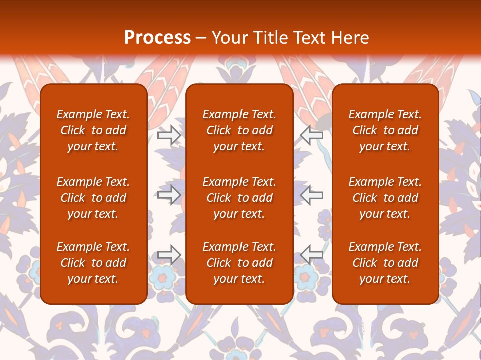 Mosaic China Tile PowerPoint Template