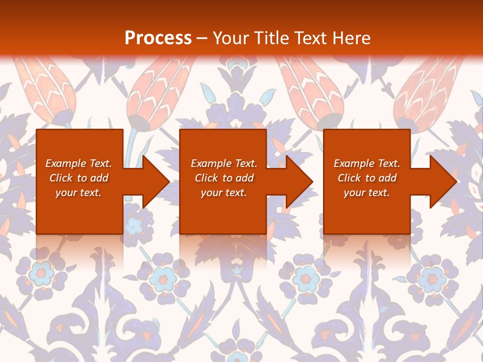 Mosaic China Tile PowerPoint Template