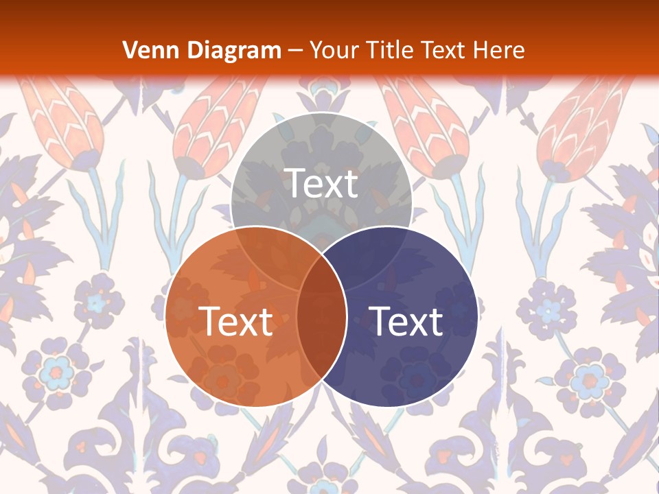 Mosaic China Tile PowerPoint Template