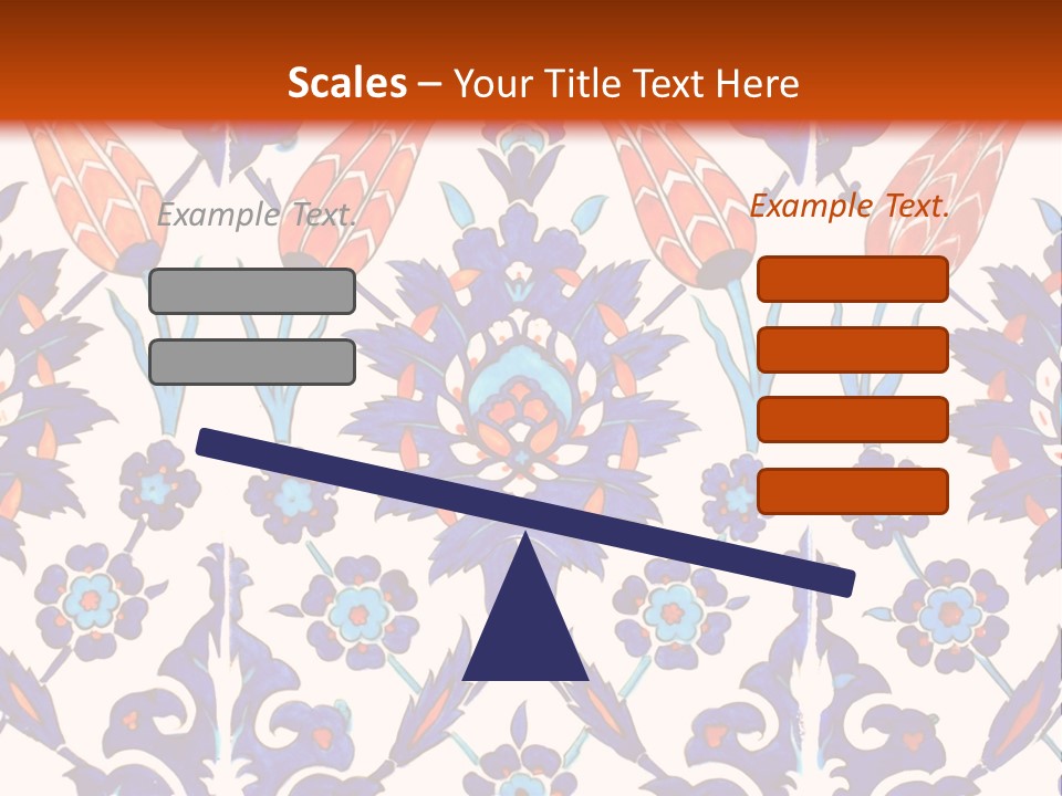 Mosaic China Tile PowerPoint Template
