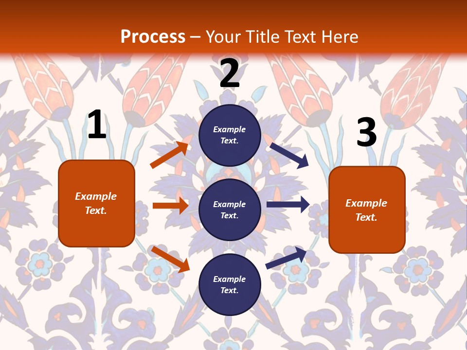 Mosaic China Tile PowerPoint Template