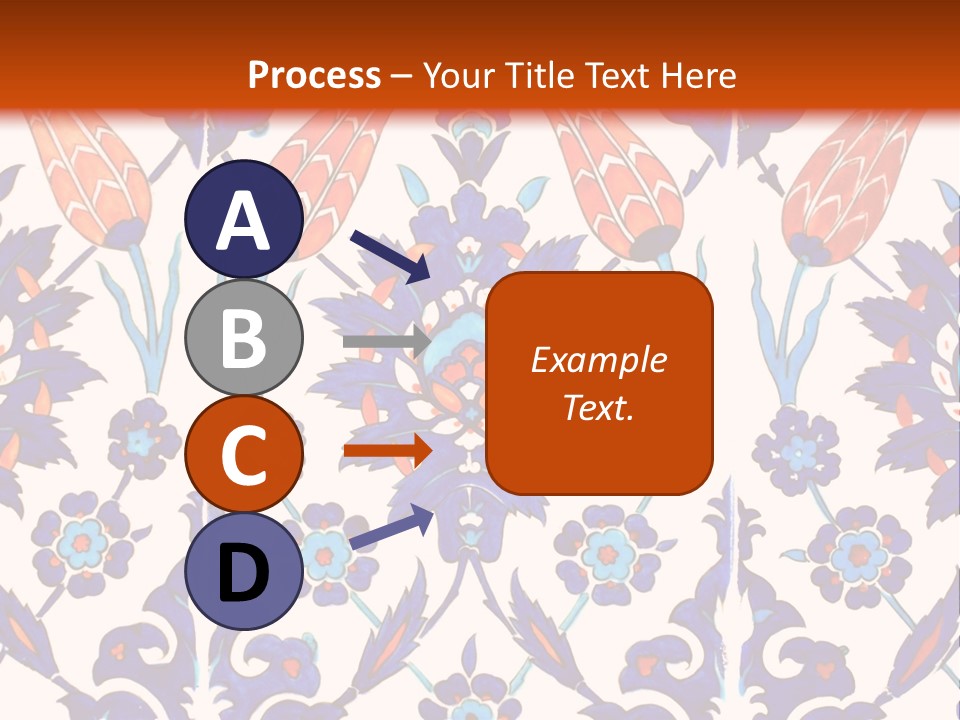 Mosaic China Tile PowerPoint Template