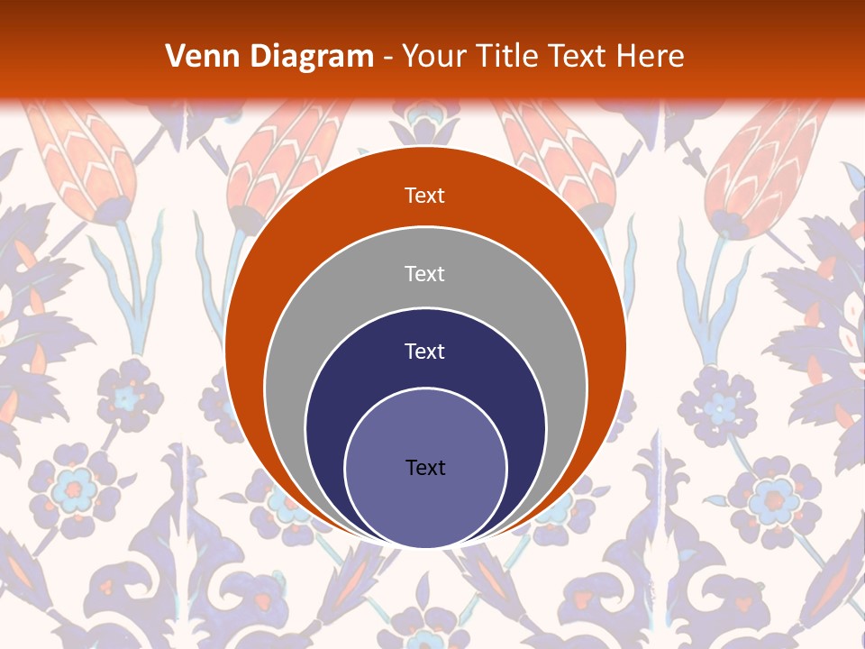 Mosaic China Tile PowerPoint Template