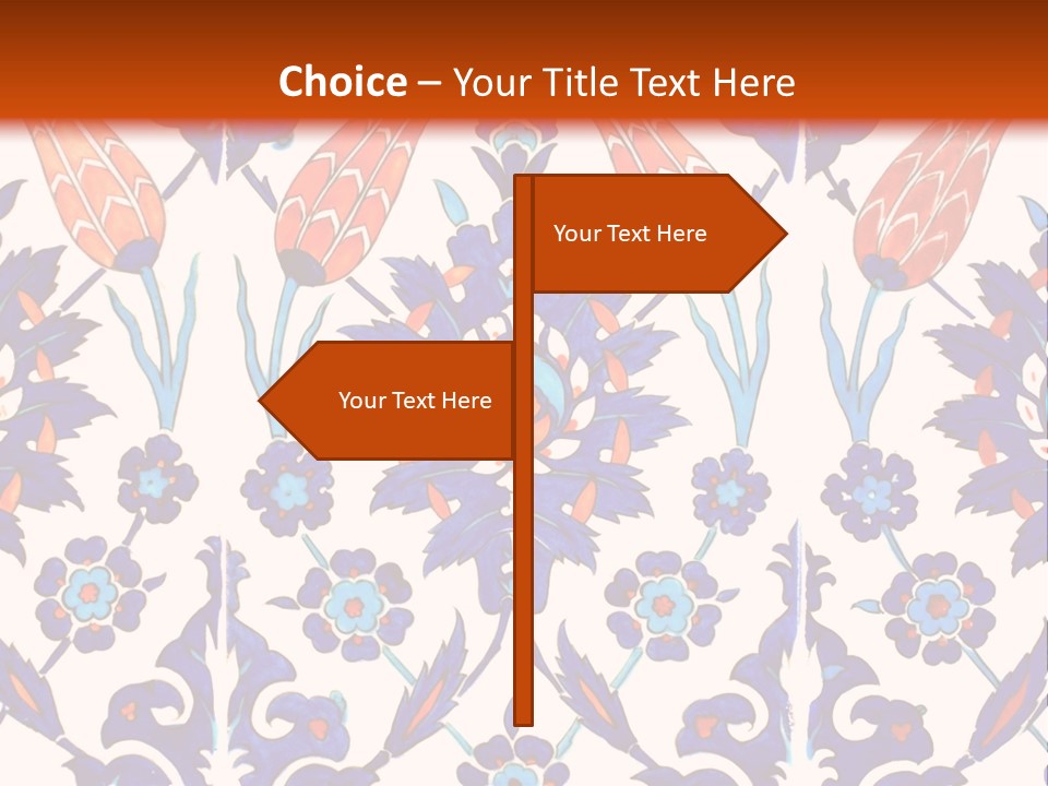 Mosaic China Tile PowerPoint Template