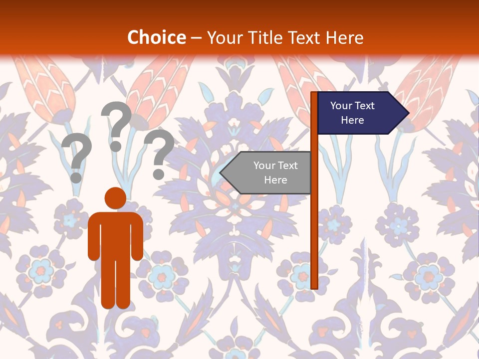 Mosaic China Tile PowerPoint Template