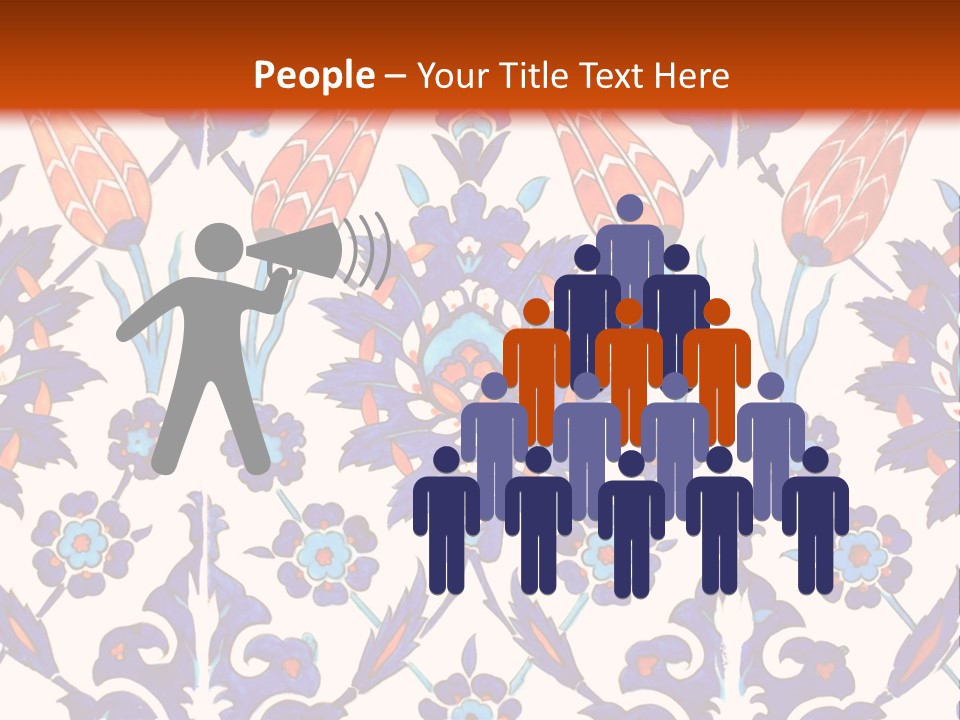 Mosaic China Tile PowerPoint Template