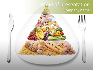 Poultry Bread Protein PowerPoint Template