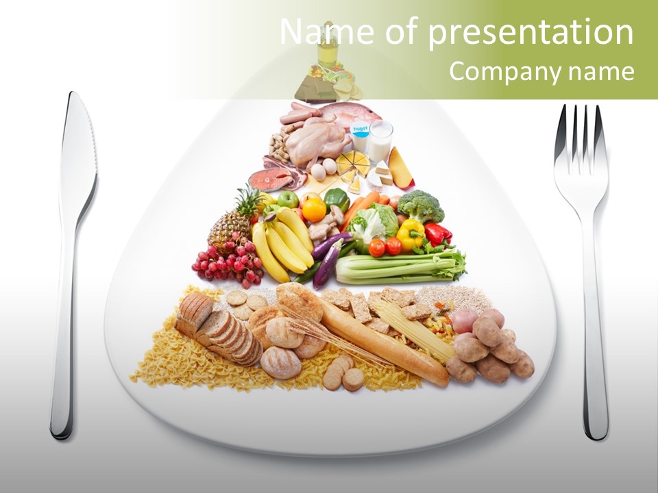 Poultry Bread Protein PowerPoint Template