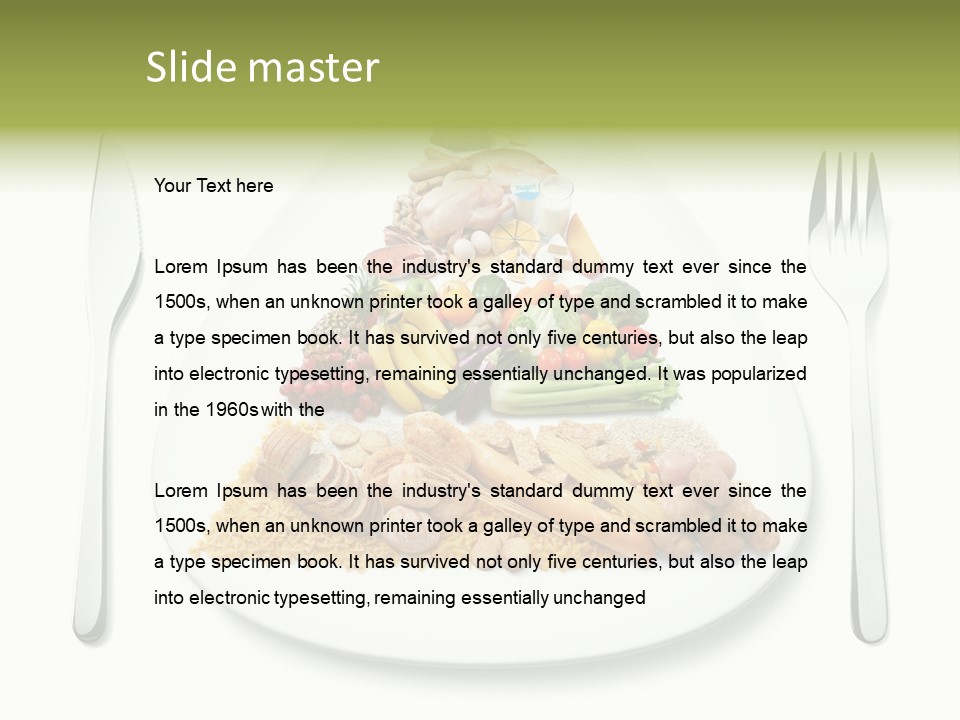 Poultry Bread Protein PowerPoint Template