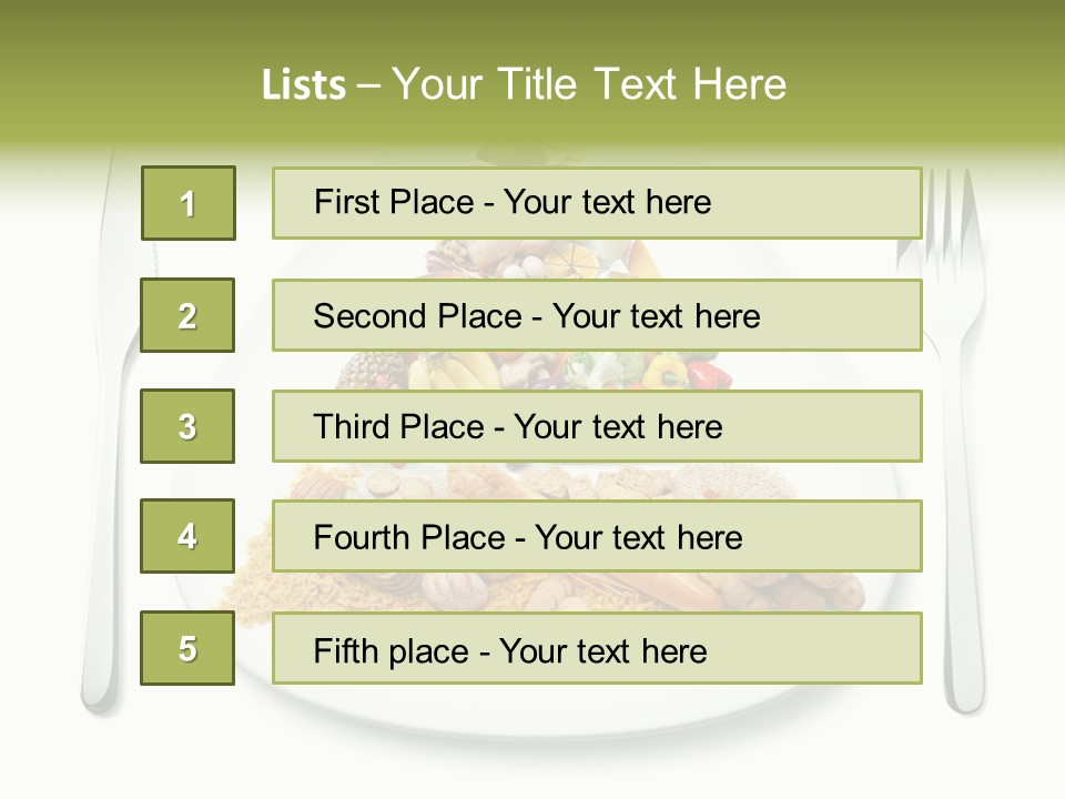 Poultry Bread Protein PowerPoint Template