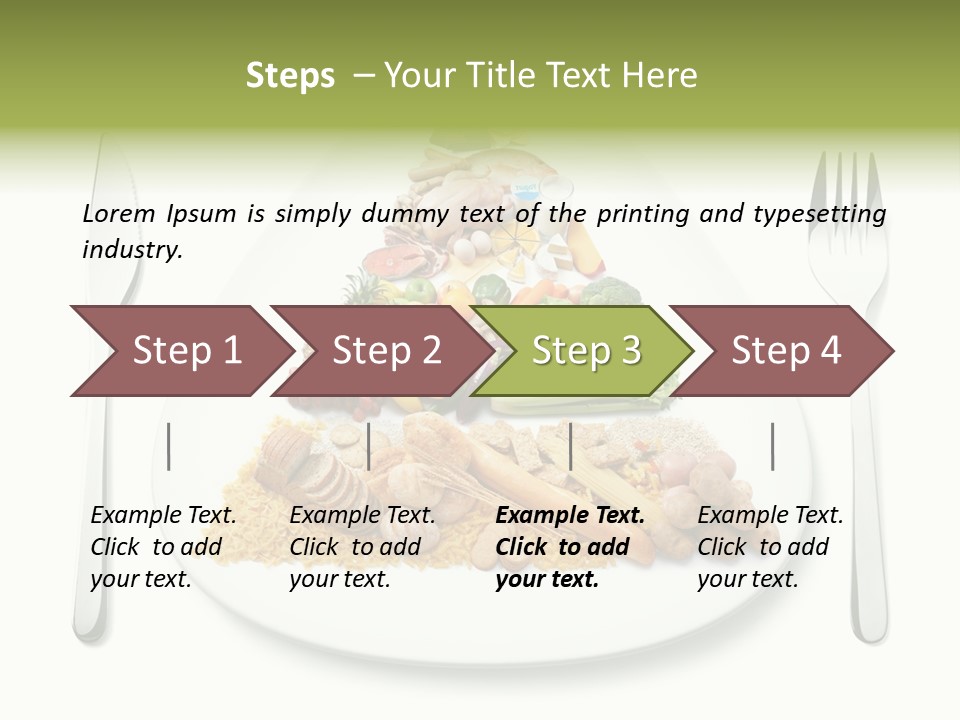 Poultry Bread Protein PowerPoint Template