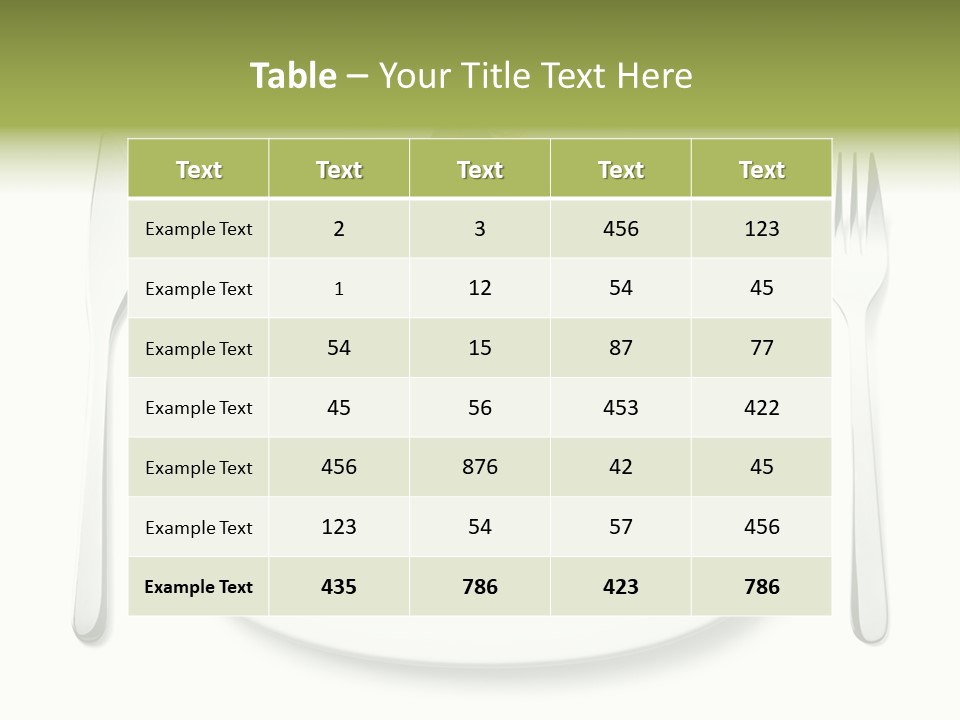 Poultry Bread Protein PowerPoint Template