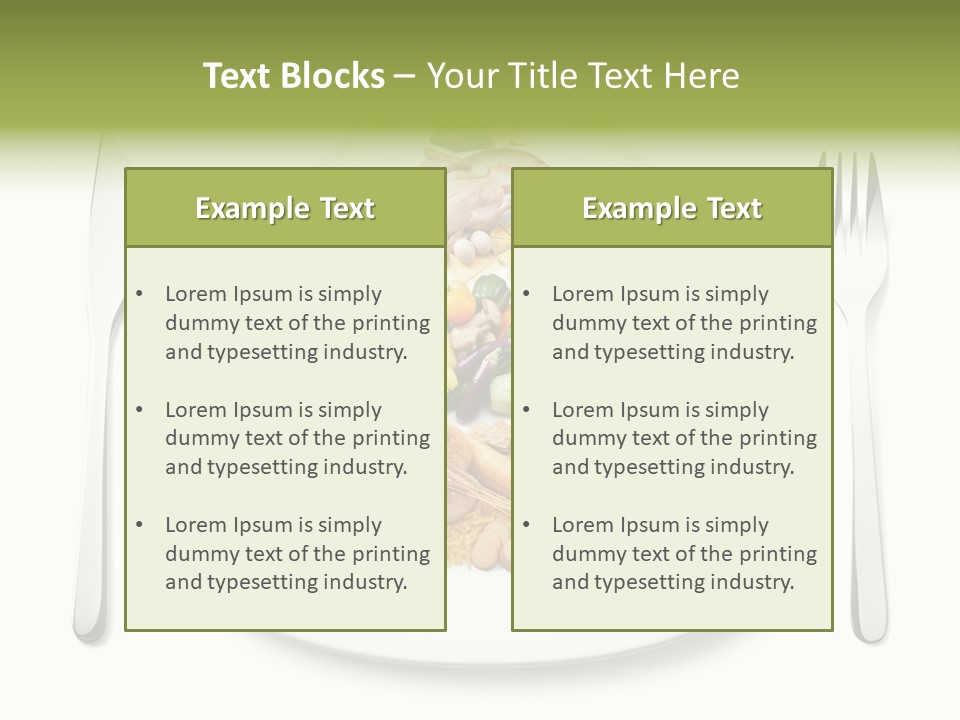 Poultry Bread Protein PowerPoint Template
